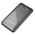 ROCK magic cube TPU soft case skin covers for Samsung Galaxy Note i9220 - Black (Screen protection film)