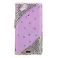 Bling crystals cases diamond covers for Sony Ericsson Xperia Arc LT15I X12 LT18i - Pink