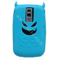 Devil TPU Soft Skin Silicone Cases Covers for Blackberry Bold 9000 - Blue