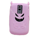 Devil TPU Soft Skin Silicone Cases Covers for Blackberry Bold 9000 - Pink