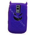 Devil TPU Soft Skin Silicone Cases Covers for Blackberry Bold 9000 - Purple