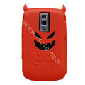 Devil TPU Soft Skin Silicone Cases Covers for Blackberry Bold 9000 - Red