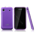 Boostar TPU soft skin cases covers for Samsung i9000 Galaxy S i9001 - Purple