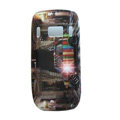 Cartoon Cars Hard Cases Skin Covers for Nokia C7 C7-00 - Brown