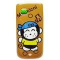 Cartoon Monkicni Hard Cases Skin Covers for Nokia C5-03 - Brown