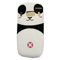 Cartoon Panda Hard Cases Skin Covers for Nokia C7 C7-00 - Pink