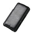 ROCK Flip leather Cases Holster Skin for Samsung Galaxy Note i9220 N7000 - Black