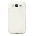 TPU Matte Soft Cases Covers for Samsung I9300 Galaxy SIII S3 - White