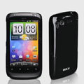 ROCK Colorful Glossy Cases Skin Covers for HTC Desire S G12 S510e - Black