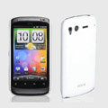 ROCK Colorful Glossy Cases Skin Covers for HTC Desire S G12 S510e - White