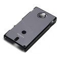 ROCK Colorful Glossy Cases Skin Covers for Sony Ericsson MT27i Xperia sola - Black