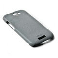 ROCK Quicksand Hard Cases Skin Covers for HTC Ville One S Z520E- Gray