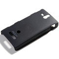 ROCK Quicksand Hard Cases Skin Covers for Sony Ericsson ST25i Xperia U - Black