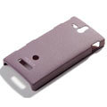 ROCK Quicksand Hard Cases Skin Covers for Sony Ericsson ST25i Xperia U - Purple
