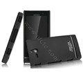 IMAK Ultrathin Matte Color Covers Hard Cases for Sony Ericsson ST25i Xperia U - Black