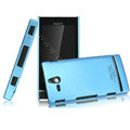 IMAK Ultrathin Matte Color Covers Hard Cases for Sony Ericsson ST25i Xperia U - Blue