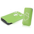 Mofi Fresh Style leather Cases Holster Cover for HTC T328W Desire V - Green