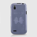 Nillkin Super Scrub Rainbow Cases Skin Covers for HTC T328W Desire V - White