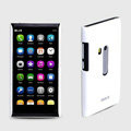 ROCK Colorful Glossy Cases Skin Covers for Nokia N9 - White