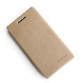 ROCK Side Flip leather Cases Holster Skin for Sony Ericsson LT26i Xperia S - Yellow