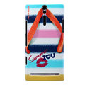 Nillkin Summer Fashion Hard Cases Skin Covers for Sony Ericsson LT26i Xperia S - Slipper