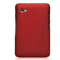 Nillkin Super Matte Hard Cases Skin Covers for Samsung Galaxy Tab2 P6200 - Red