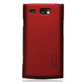 Nillkin Super Matte Hard Cases Skin Covers for Samsung i8350 mnia W - Red