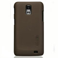 Nillkin Super Matte Hard Cases Skin Covers for Samsung i929 Galaxy S II DUOS - Brown