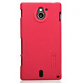 Nillkin Super Matte Hard Cases Skin Covers for Sony Ericsson MT27i Xperia sola - Red