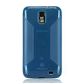 Nillkin Super Matte Rainbow Cases Skin Covers for Samsung i929 Galaxy S II DUOS - Blue