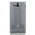 Nillkin Super Matte Rainbow Cases Skin Covers for Sony Ericsson ST25i Xperia U - White