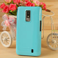Nillkin Colorful Hard Cases Skin Covers for LG LU6200 Optimus LTE - Blue