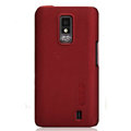 Nillkin Super Matte Hard Cases Skin Covers for LG LU6200 Optimus LTE - Red