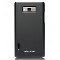 Nillkin Super Matte Hard Cases Skin Covers for LG P705 Optimus L7 - Black