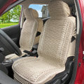 FORTUNE ice silk Five Seat Universal Autos Car Seat Covers - Beige