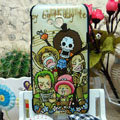 Luxury Painting One piece Hard Cases Skin Covers for HTC X720d One XC - Brown