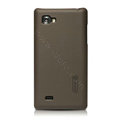 Nillkin Super Matte Hard Cases Skin Covers for LG P880 Optimus 4X HD - Brown