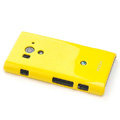 ROCK Colorful Glossy Cases Skin Covers for Sony Ericsson LT26w Xperia acro S - Yellow