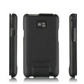 IMAK Holster Covers Slim leather Cases for Samsung i9100 i9108 i9188 Galasy S2 - Black