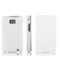 IMAK Holster Covers Slim leather Cases for Samsung i9100 i9108 i9188 Galasy S2 - White