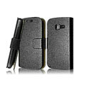 IMAK Slim leather Cases Luxury Holster Covers for Samsung I779 - Black