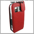 IMAK Colorful leather Cases Holster Covers for Nokia N97 - Red