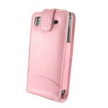 IMAK Colorful leather Cases Holster Covers for Samsung i9000 Galaxy S i9001 - Pink
