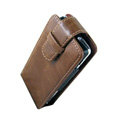 IMAK Flip leather Cases Holster Covers for Sony Ericsson Xperia X1 - Brown