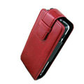 IMAK Flip leather Cases Holster Covers for Sony Ericsson Xperia X1 - Red