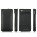 IMAK Jazz Super-Slim leather Cases Luxury Holster Covers for Motorola MB810 Droid X - Black
