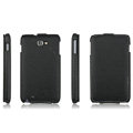 IMAK The Count leather Cases Luxury Holster Covers for Samsung Galaxy Note i9220 N7000 i717 - Black