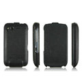 IMAK leather Cases Simple Holster Covers for HTC Desire S G12 S510e - Black
