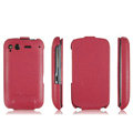 IMAK leather Cases Simple Holster Covers for HTC Desire S G12 S510e - Red