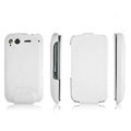 IMAK leather Cases Simple Holster Covers for HTC Desire S G12 S510e - White